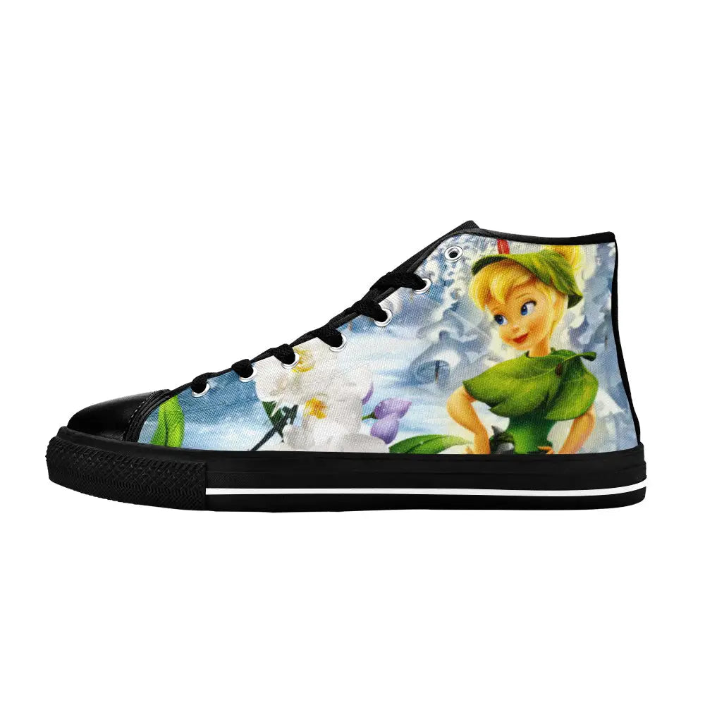 Tinkerbell Tinker Bell Fairies Custom High Top Sneakers Shoes