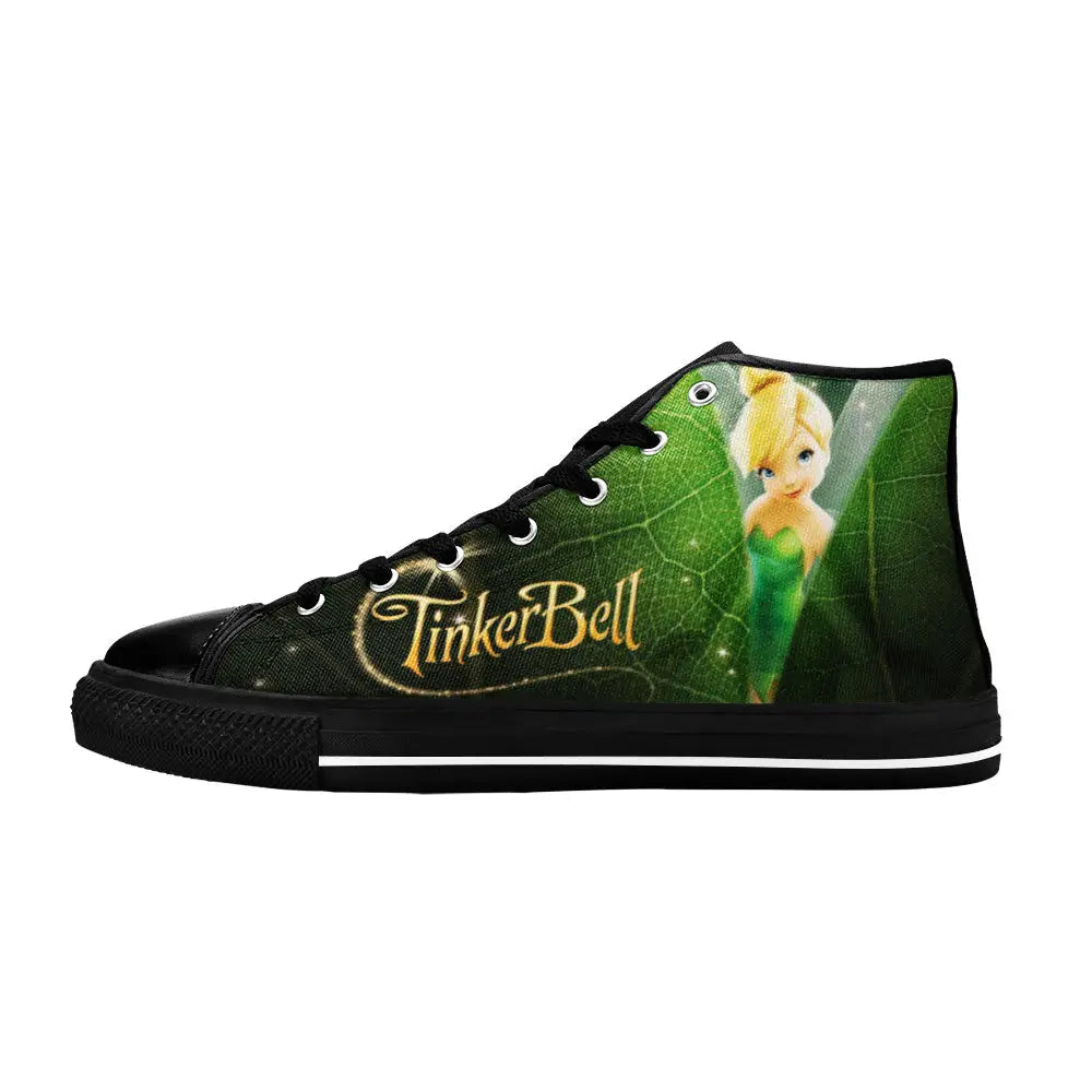 Tinkerbell Tinker Bell Fairies Custom High Top Sneakers Shoes