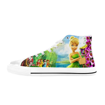 Tinkerbell Tinker Bell Fairies Custom High Top Sneakers Shoes