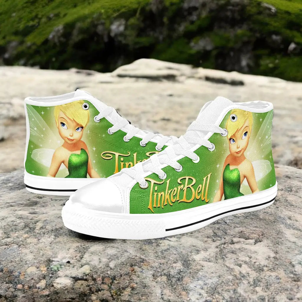 Tinkerbell Tinker Bell Fairies Custom High Top Sneakers Shoes