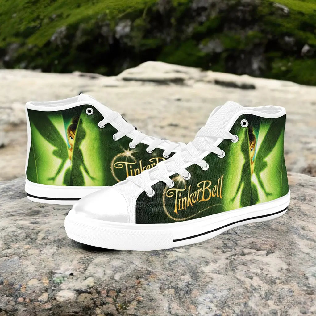 Tinkerbell Tinker Bell Fairies Custom High Top Sneakers Shoes