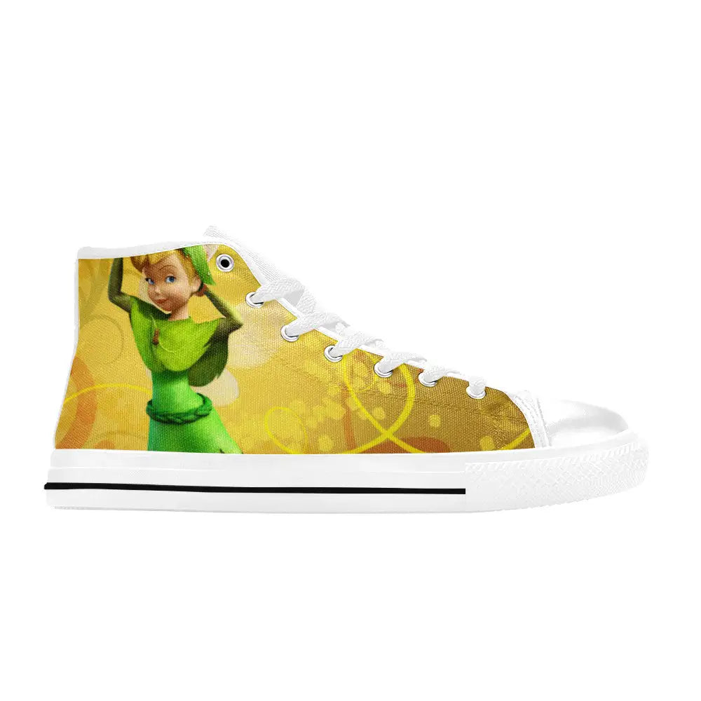 Tinkerbell Tinker Bell Fairies Custom High Top Sneakers Shoes