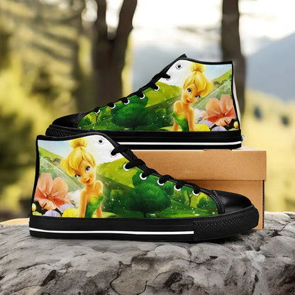 Tinkerbell Tinker Bell Fairies Custom High Top Sneakers Shoes