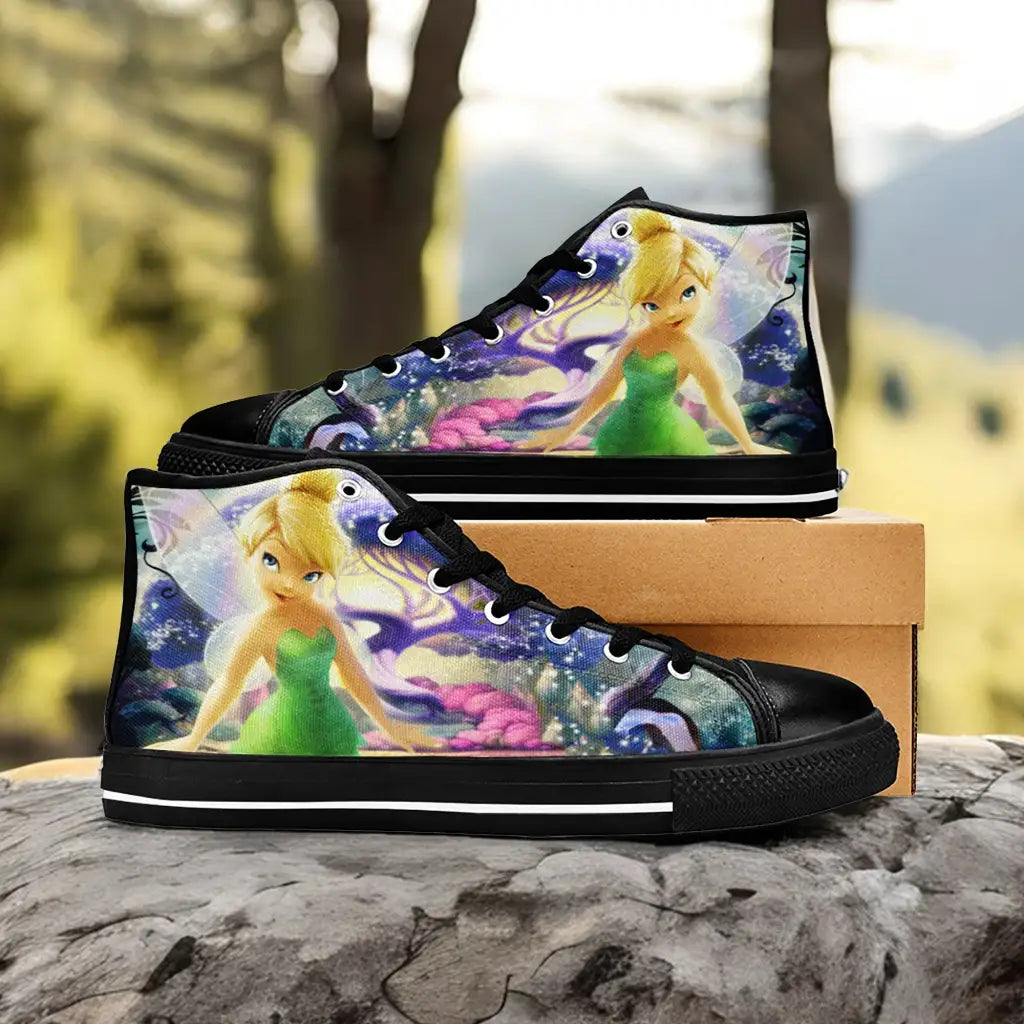 Tinkerbell Tinker Bell Fairies Custom High Top Sneakers Shoes