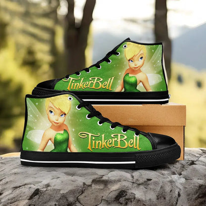 Tinkerbell Tinker Bell Fairies Custom High Top Sneakers Shoes