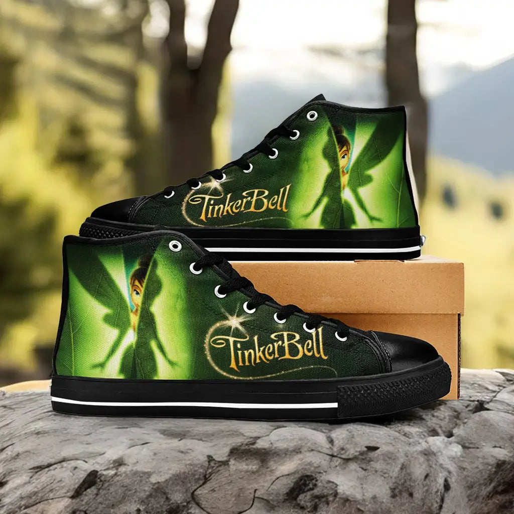 Tinkerbell Tinker Bell Fairies Custom High Top Sneakers Shoes