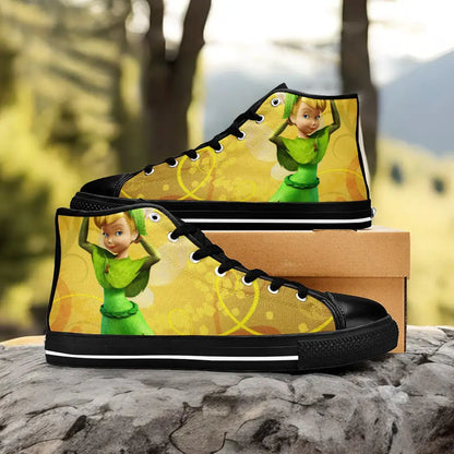 Tinkerbell Tinker Bell Fairies Custom High Top Sneakers Shoes