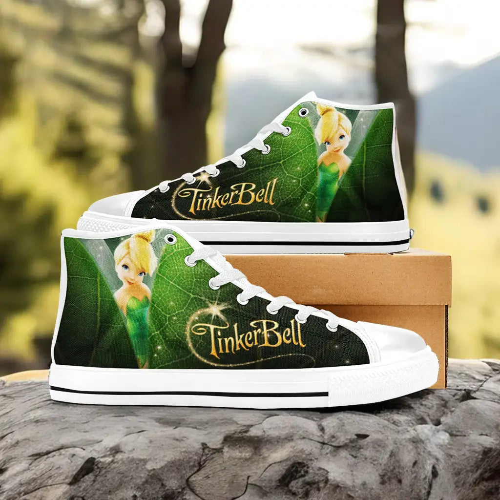 Tinkerbell Tinker Bell Fairies Custom High Top Sneakers Shoes