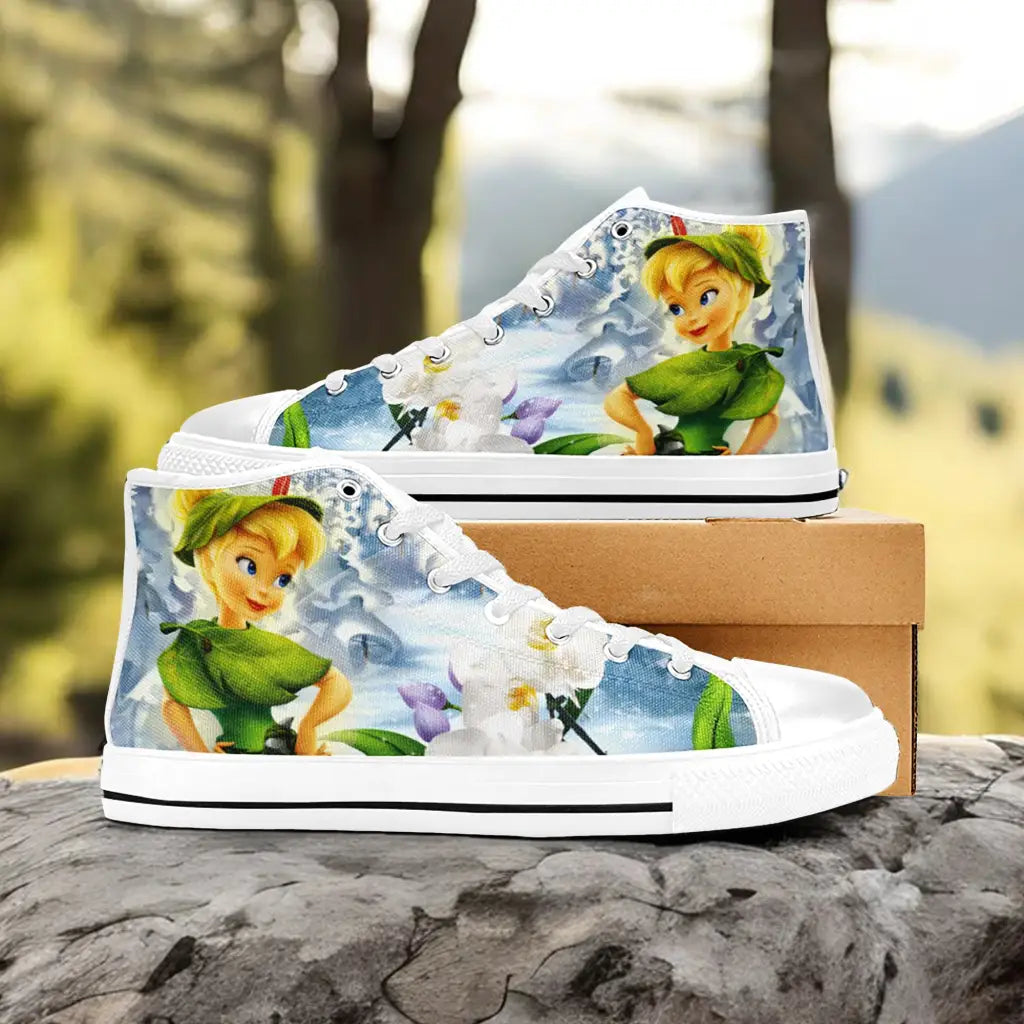 Tinkerbell Tinker Bell Fairies Custom High Top Sneakers Shoes