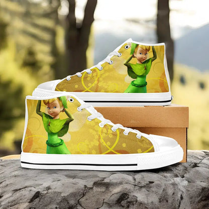 Tinkerbell Tinker Bell Fairies Custom High Top Sneakers Shoes