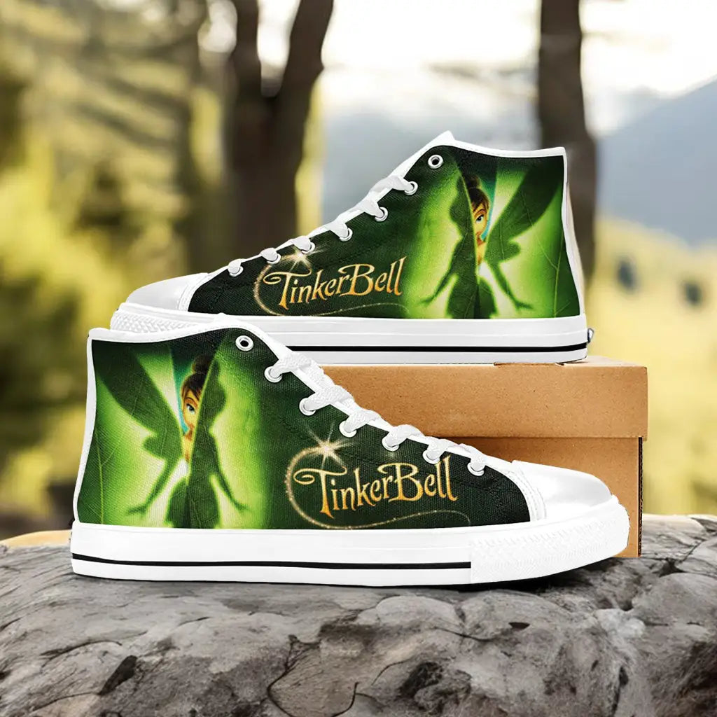 Tinkerbell Tinker Bell Fairies Custom High Top Sneakers Shoes