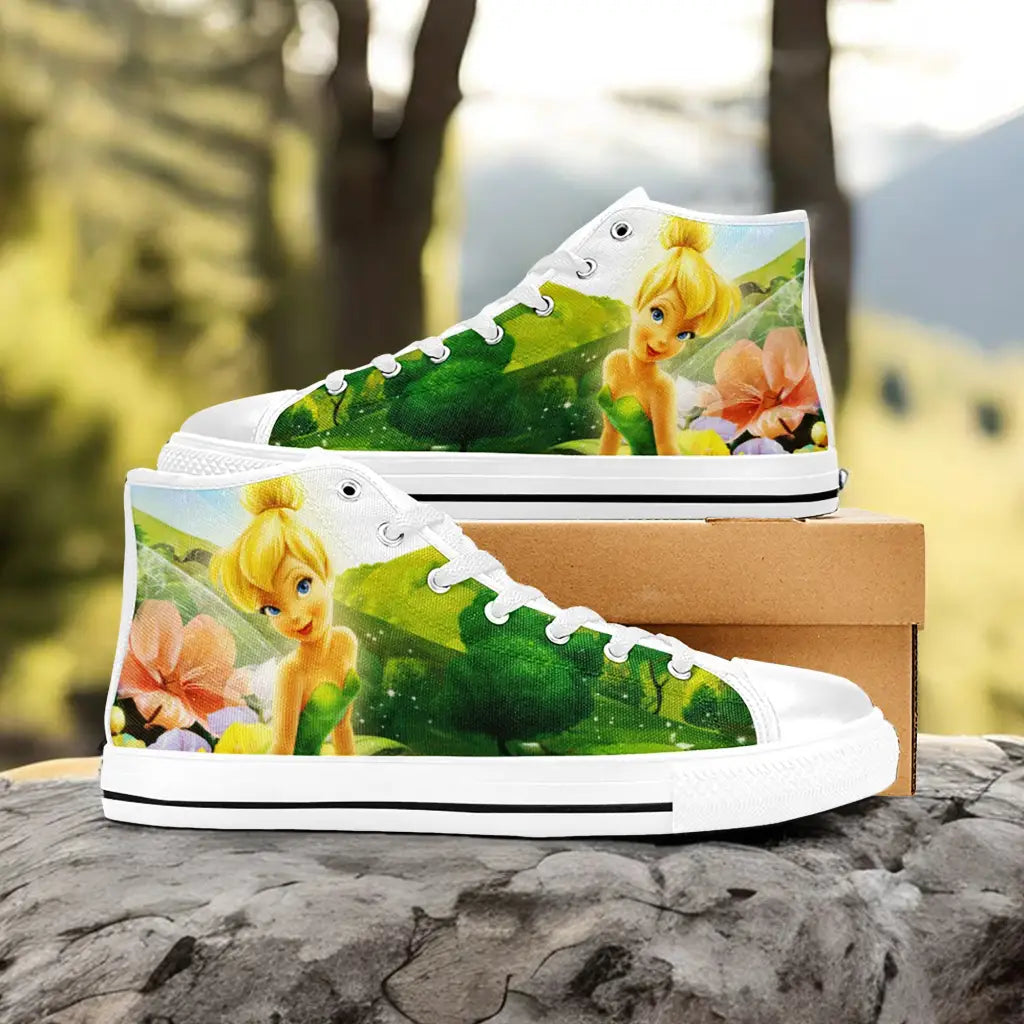 Tinkerbell Tinker Bell Fairies Custom High Top Sneakers Shoes