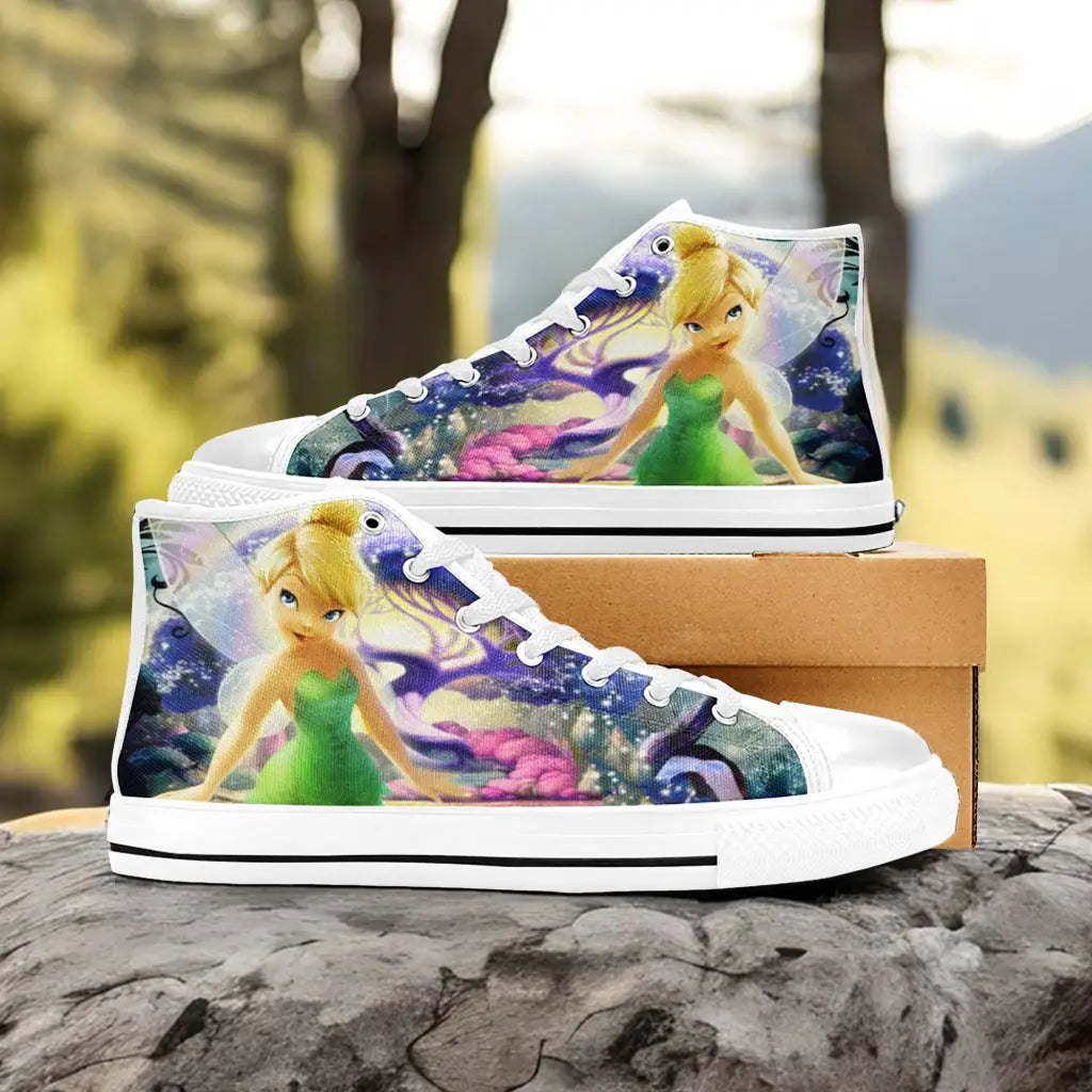 Tinkerbell Tinker Bell Fairies Custom High Top Sneakers Shoes