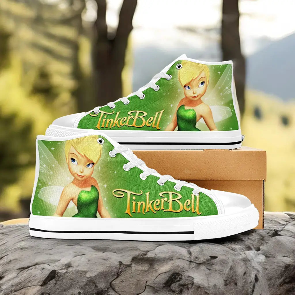 Tinkerbell Tinker Bell Fairies Custom High Top Sneakers Shoes