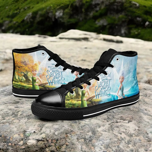 Tinkerbell Tinker Bell Secret of the Wings Custom High Top Sneakers Shoes