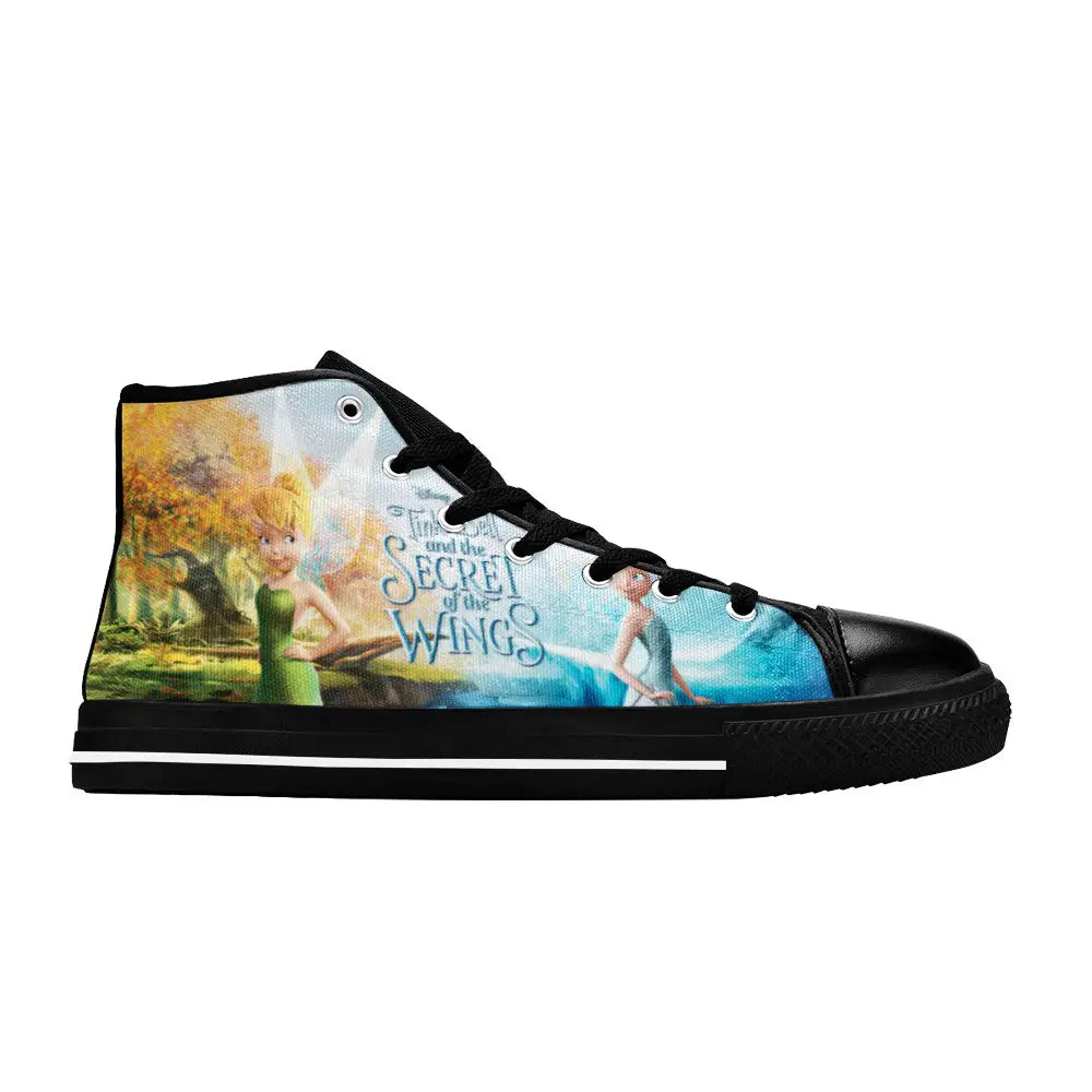 Tinkerbell Tinker Bell Secret of the Wings Custom High Top Sneakers Shoes