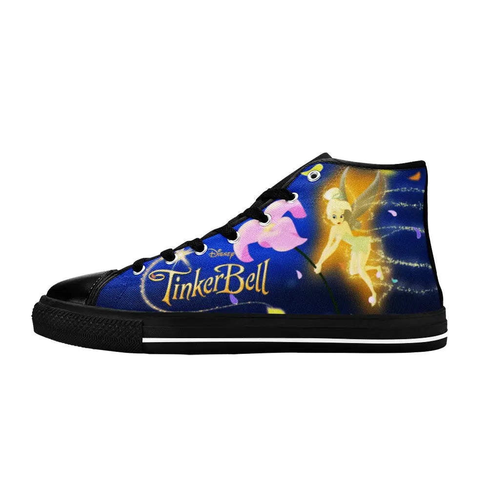 Tinkerbell Tinker Bell Custom High Top Sneakers Shoes