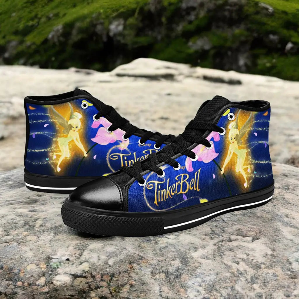 Tinkerbell Tinker Bell Custom High Top Sneakers Shoes