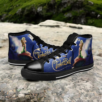 Tinkerbell Tinker Bell Custom High Top Sneakers Shoes