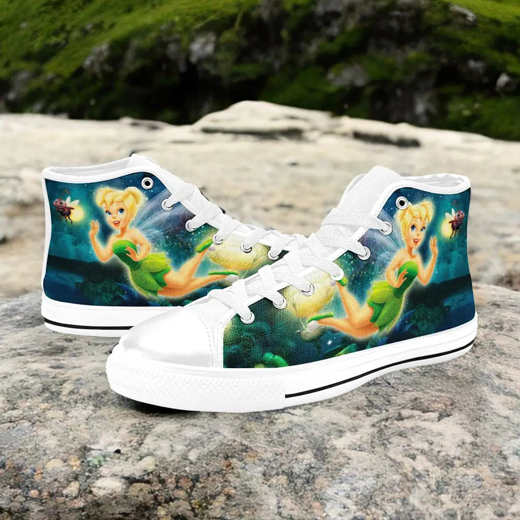 Tinkerbell Tinker Bell Custom High Top Sneakers Shoes