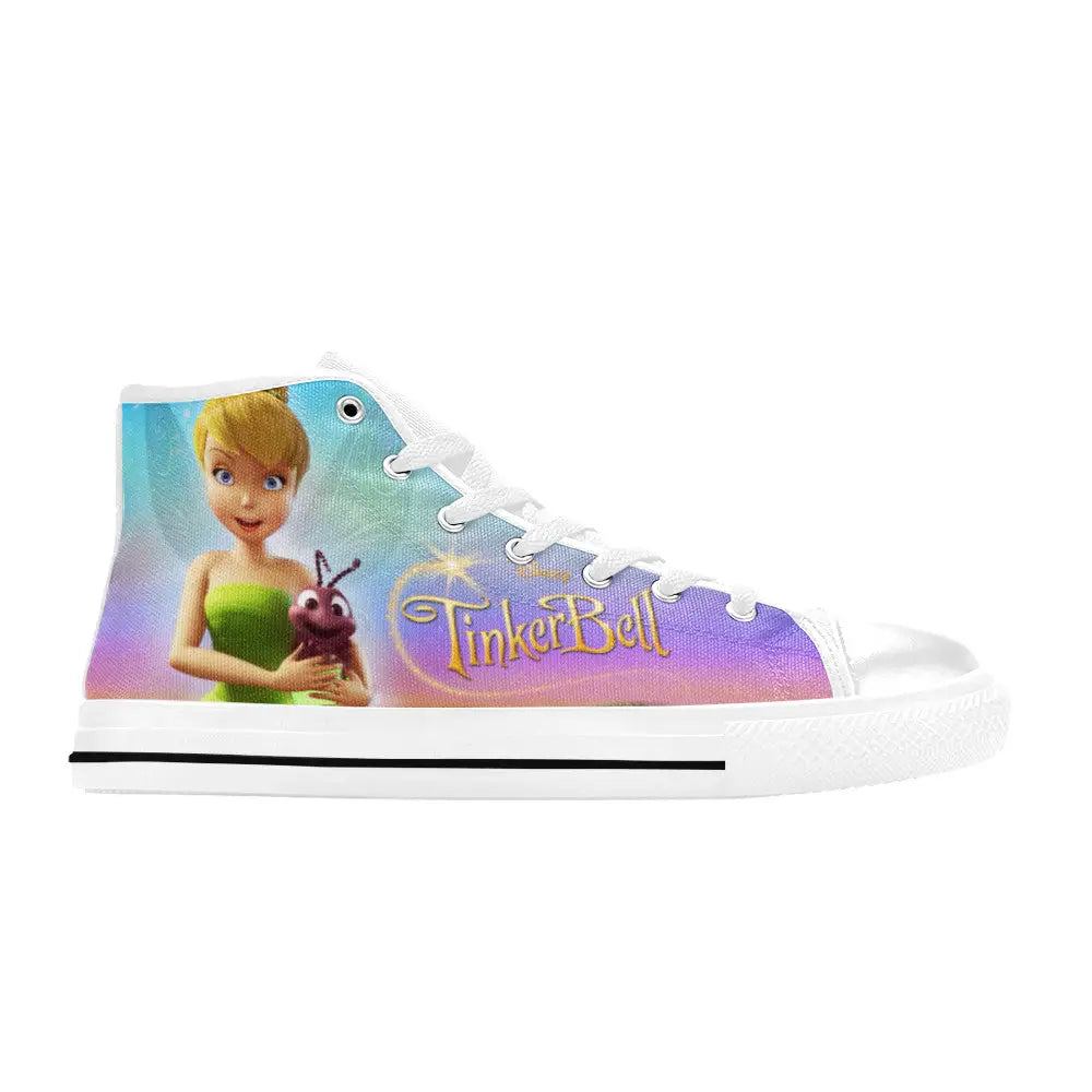 Tinkerbell Tinker Bell Custom High Top Sneakers Shoes