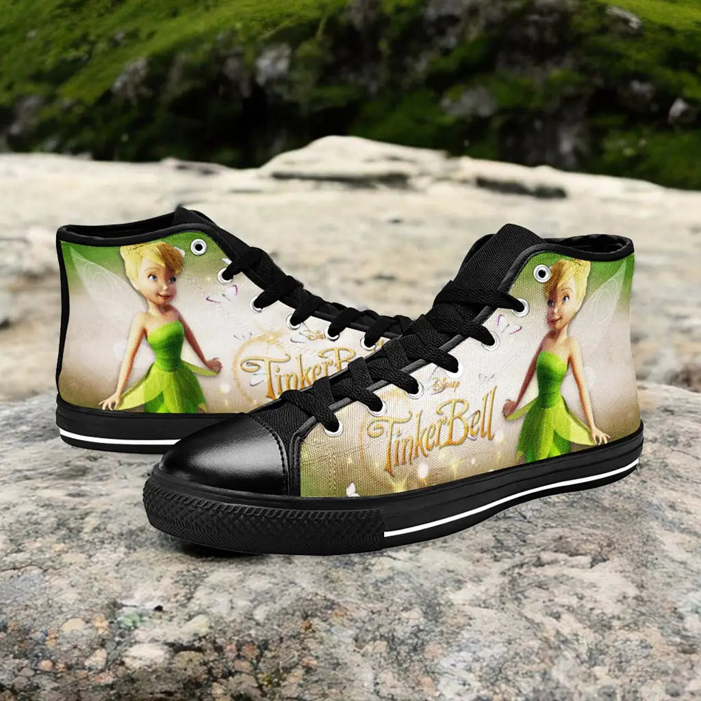 Tinkerbell Tinker Bell Custom High Top Sneakers Shoes