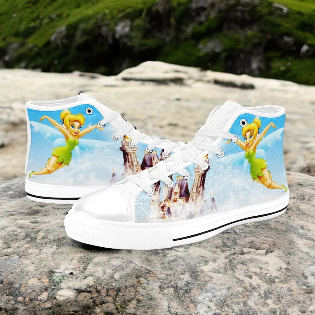 Tinkerbell Tinker Bell Custom High Top Sneakers Shoes