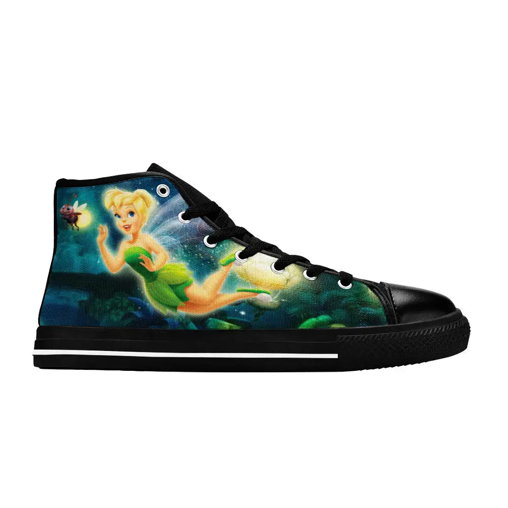 Tinkerbell Tinker Bell Custom High Top Sneakers Shoes