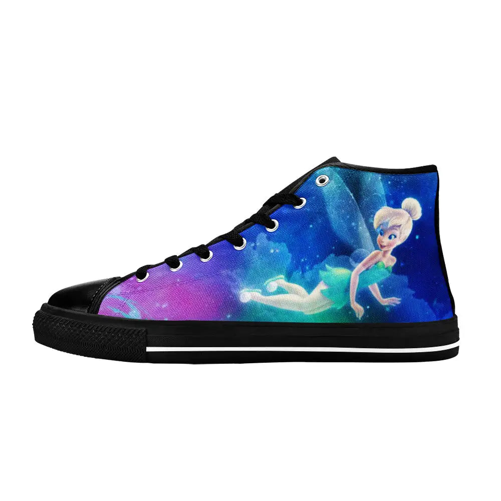 Tinkerbell Tinker Bell Custom High Top Sneakers Shoes