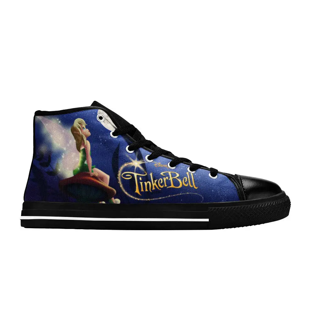 Tinkerbell Tinker Bell Custom High Top Sneakers Shoes