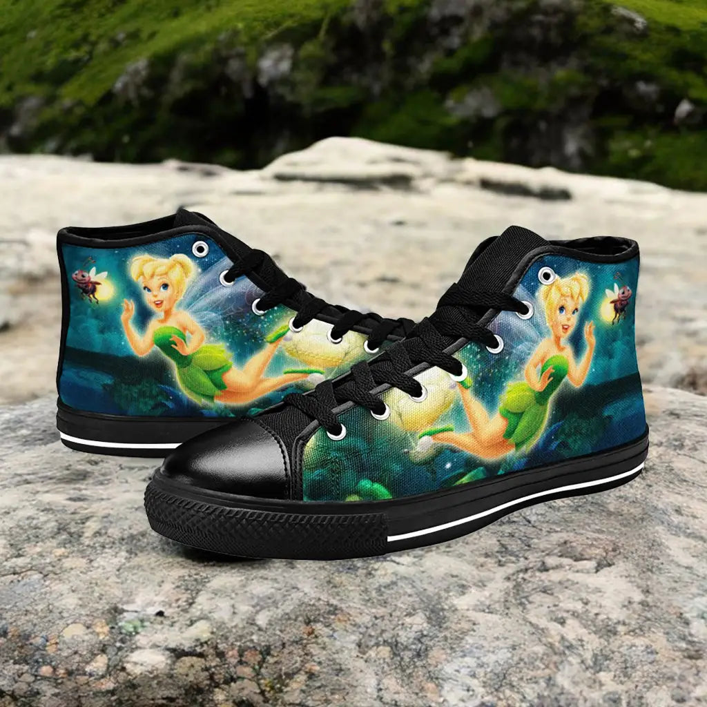 Tinkerbell Tinker Bell Custom High Top Sneakers Shoes