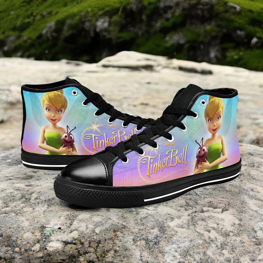 Tinkerbell Tinker Bell Custom High Top Sneakers Shoes