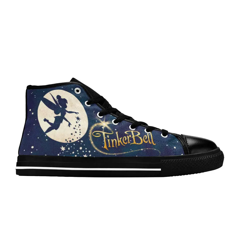 Tinkerbell Tinker Bell Custom High Top Sneakers Shoes