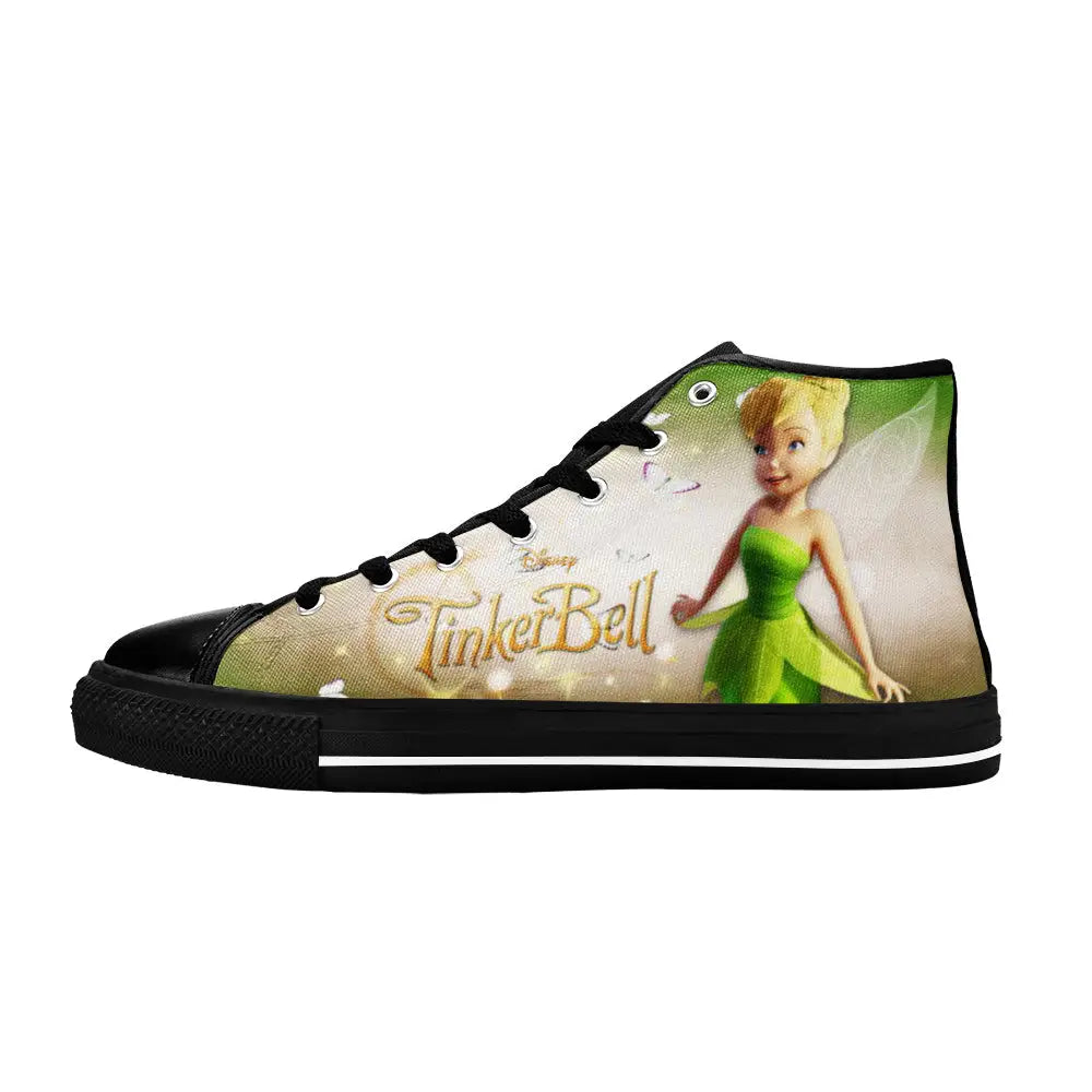 Tinkerbell Tinker Bell Custom High Top Sneakers Shoes