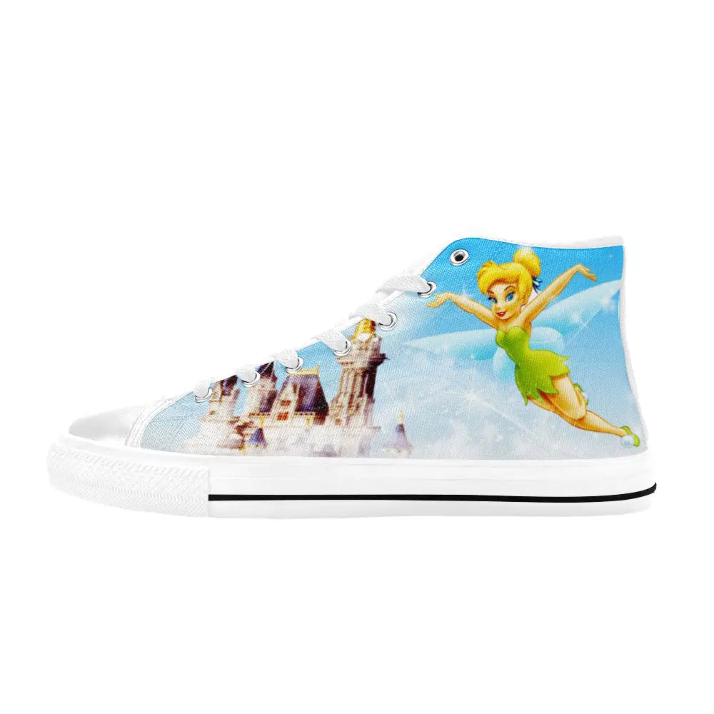 Tinkerbell Tinker Bell Custom High Top Sneakers Shoes