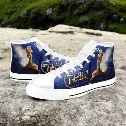 Tinkerbell Tinker Bell Custom High Top Sneakers Shoes