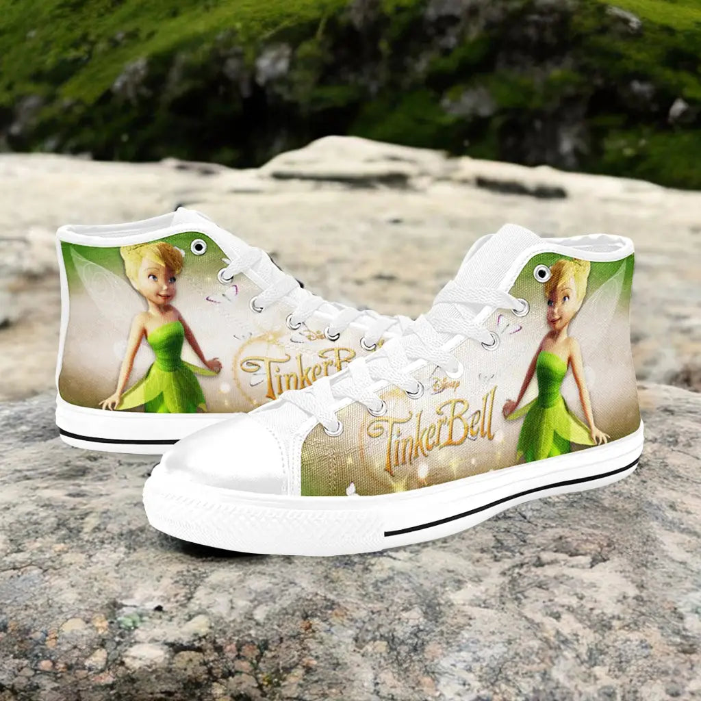 Tinkerbell Tinker Bell Custom High Top Sneakers Shoes