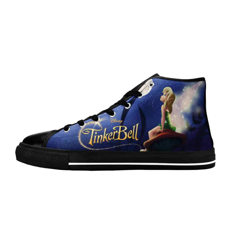 Tinkerbell Tinker Bell Custom High Top Sneakers Shoes