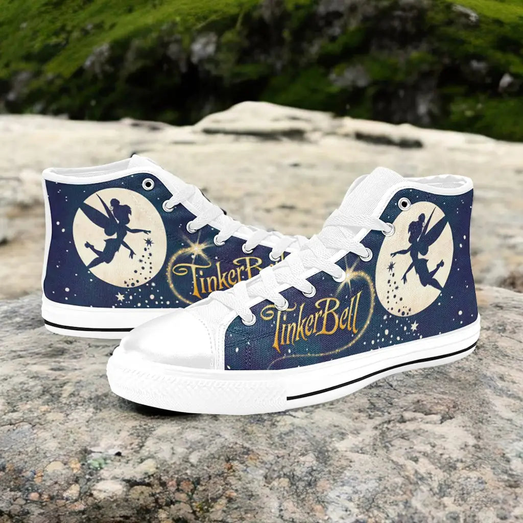 Tinkerbell Tinker Bell Custom High Top Sneakers Shoes