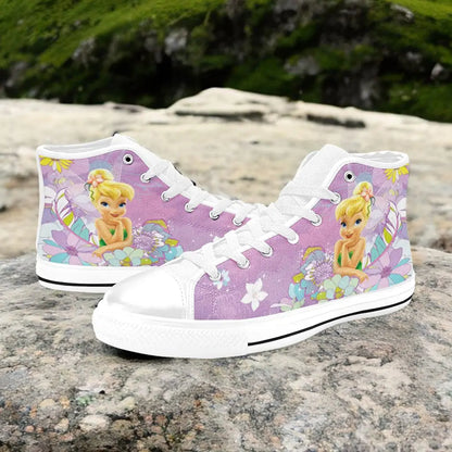 Tinkerbell Tinker Bell Custom High Top Sneakers Shoes