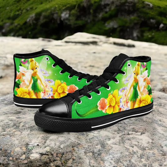 Tinkerbell Tinker Bell Custom High Top Sneakers Shoes