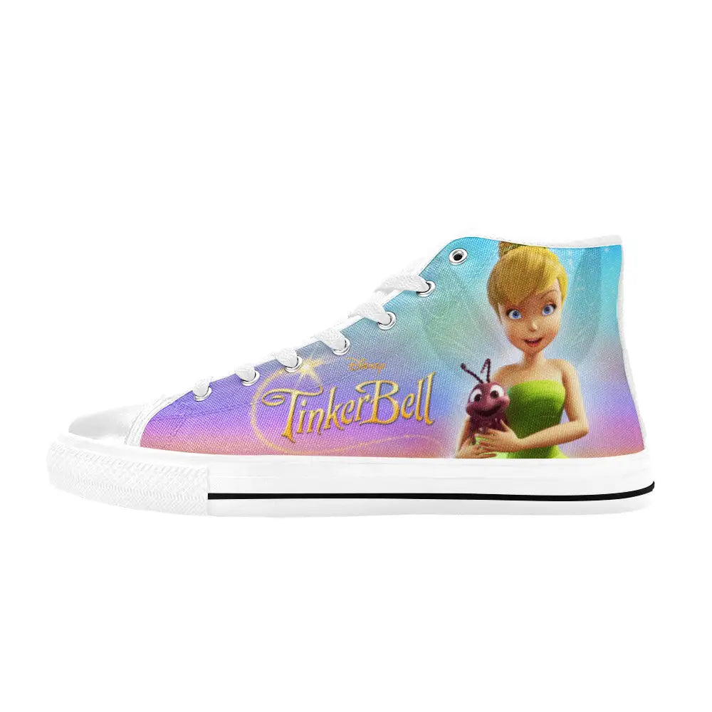 Tinkerbell Tinker Bell Custom High Top Sneakers Shoes