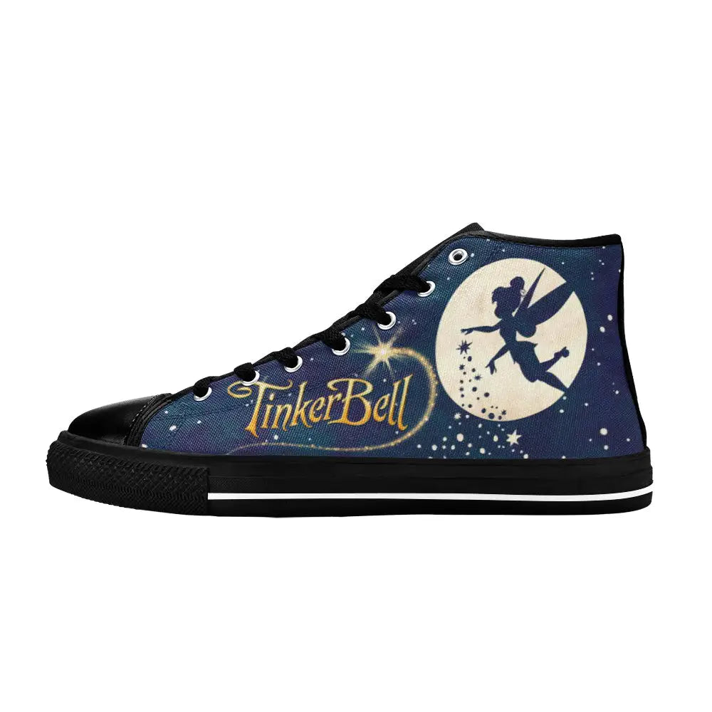 Tinkerbell Tinker Bell Custom High Top Sneakers Shoes