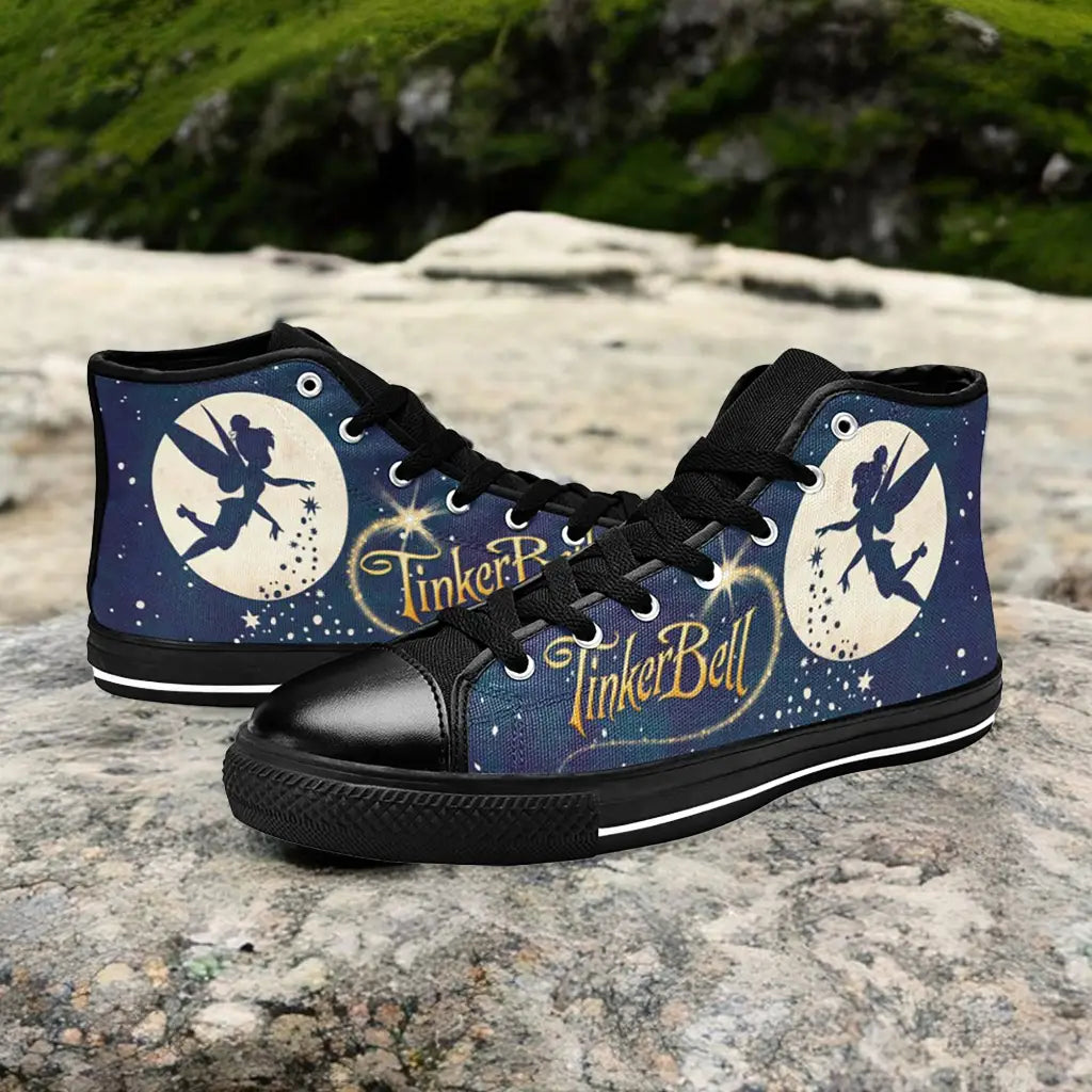 Tinkerbell Tinker Bell Custom High Top Sneakers Shoes