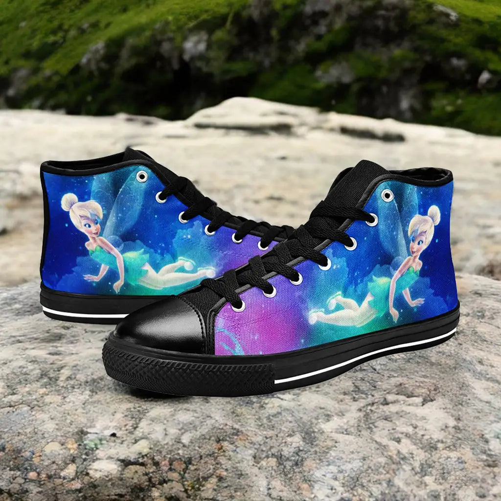 Tinkerbell Tinker Bell Custom High Top Sneakers Shoes