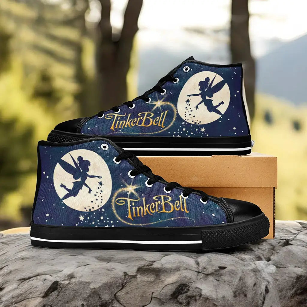 Tinkerbell Tinker Bell Custom High Top Sneakers Shoes