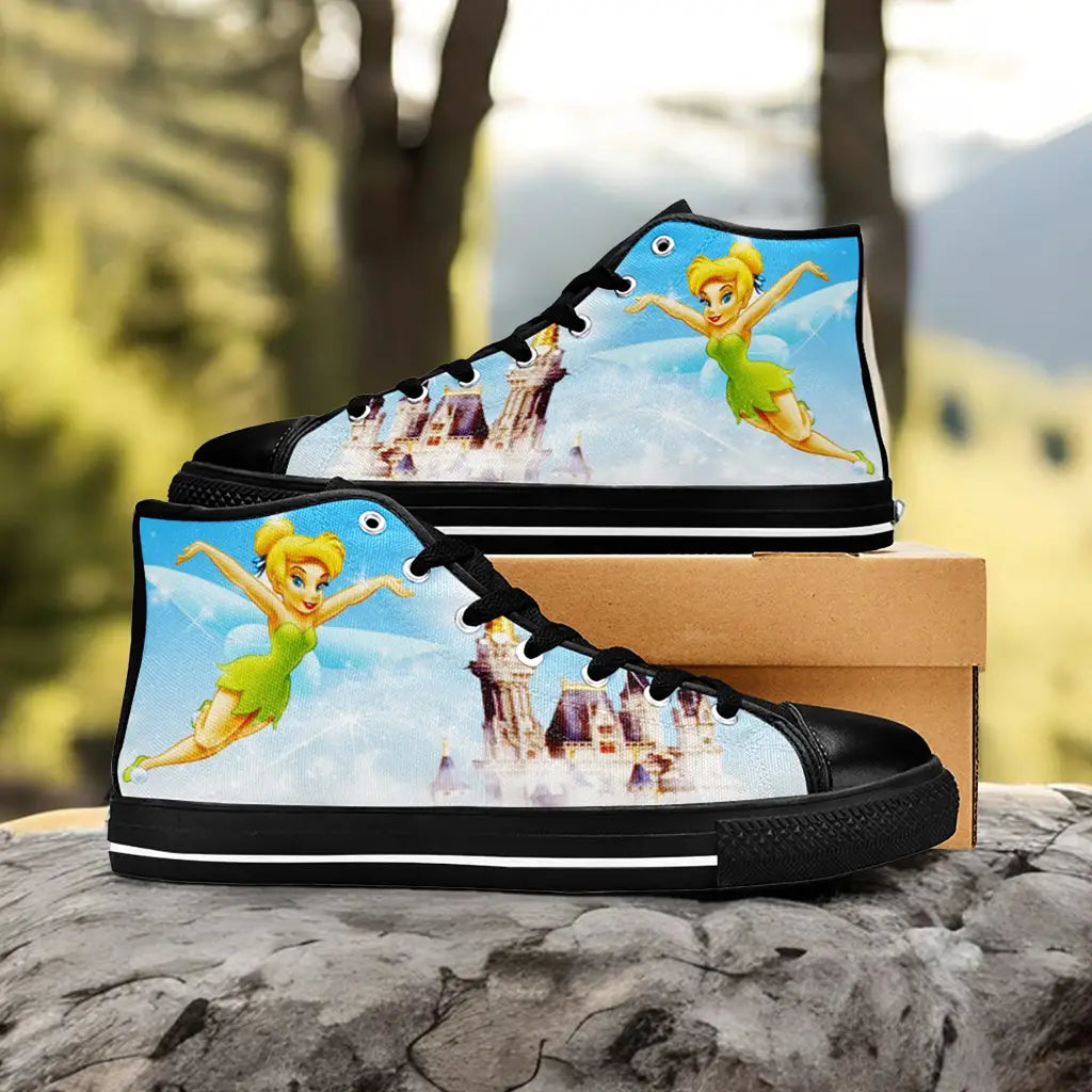 Tinkerbell Tinker Bell Custom High Top Sneakers Shoes