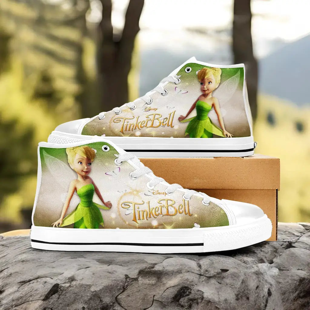 Tinkerbell Tinker Bell Custom High Top Sneakers Shoes