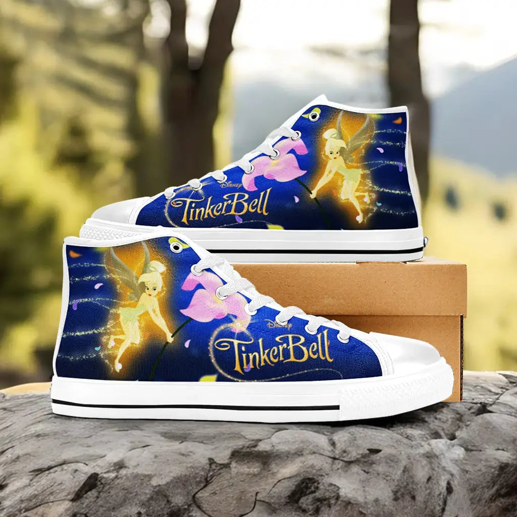 Tinkerbell Tinker Bell Custom High Top Sneakers Shoes