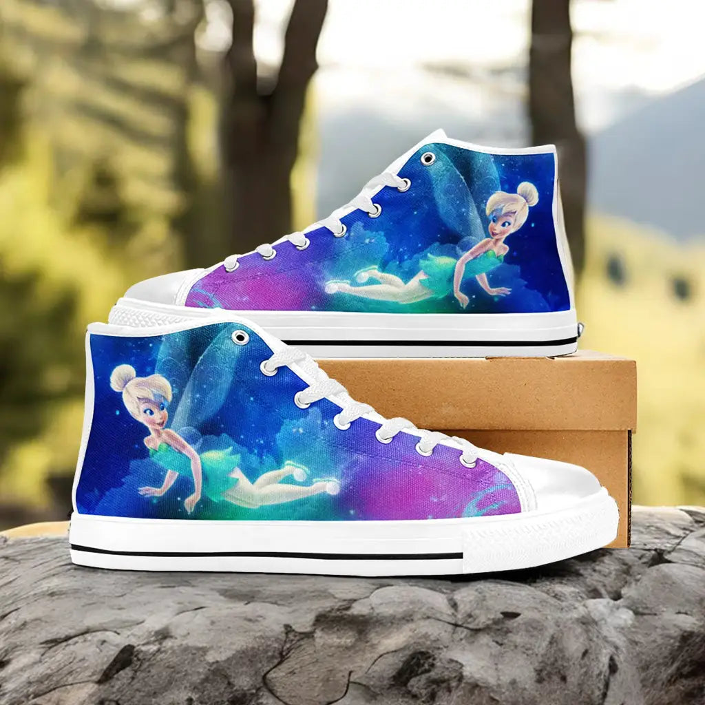 Tinkerbell Tinker Bell Custom High Top Sneakers Shoes